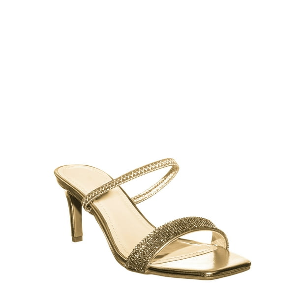 Always13 Square Open Toe Rhinestone Sandal Women Evening Slip On Mule Always13 Square Open Toe Rhinestone Sandal Women Evening Slip On Mule